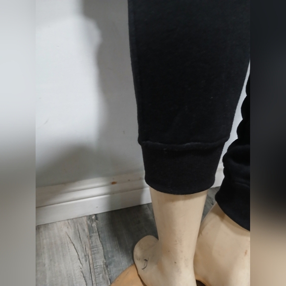 Fashion Nova Black Track Suit with White Accents - Picture 6 of 7